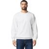 Gildan Adult Softstyle Crewneck Sweatshirt, Style GSF000(White)