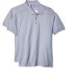 Gildan Adult Ultra Cotton Pique Sport Shirt, Style G3800, 2-Pack(Rose Sport Grey)