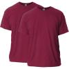 Gildan Adult Ultra Cotton T-Shirt, Style G2000, Multipack(Cardinal Red (2-pack))