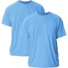 Gildan Adult Ultra Cotton T-Shirt, Style G2000, Multipack(Carolina Blue (2-pack))