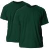 Gildan Adult Ultra Cotton T-Shirt, Style G2000, Multipack(Forest Green (2-pack))