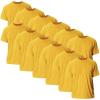 Gildan Adult Ultra Cotton T-Shirt, Style G2000, Multipack(Gold (12-pack))
