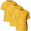 Gildan Adult Ultra Cotton T-Shirt, Style G2000, Multipack(Gold (3-pack))