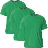 Gildan Adult Ultra Cotton T-Shirt, Style G2000, Multipack(Irish Green (3-pack))