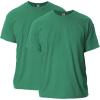 Gildan Adult Ultra Cotton T-Shirt, Style G2000, Multipack(Kelly Green (2-pack))
