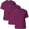 Gildan Adult Ultra Cotton T-Shirt, Style G2000, Multipack(Maroon (3-pack))