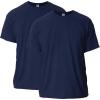 Gildan Adult Ultra Cotton T-Shirt, Style G2000, Multipack(Navy (2-pack))