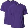 Gildan Adult Ultra Cotton T-Shirt, Style G2000, Multipack(Purple (2-pack))