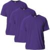 Gildan Adult Ultra Cotton T-Shirt, Style G2000, Multipack(Purple (3-pack))