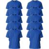 Gildan Adult Ultra Cotton T-Shirt, Style G2000, Multipack(Royal (10-pack))
