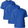 Gildan Adult Ultra Cotton T-Shirt, Style G2000, Multipack(Royal (3-pack))