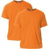 Gildan Adult Ultra Cotton T-Shirt, Style G2000, Multipack(Safety Orange (2-pack))