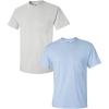 Gildan Adult Ultra Cotton T-Shirt with Pocket, Style G2300, 2-Pack(Ash/Lightblue)