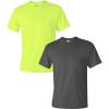 Gildan Adult Ultra Cotton T-Shirt with Pocket, Style G2300, 2-Pack(Charcoal)