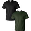 Gildan Adult Ultra Cotton T-Shirt with Pocket, Style G2300, 2-Pack(Forest Green)