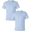 Gildan Adult Ultra Cotton T-Shirt with Pocket, Style G2300, 2-Pack(Light Blue)