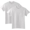 Gildan Adult Ultra Cotton T-Shirt with Pocket, Style G2300, 2-Pack(White)