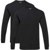 Gildan Hammer Adult Long Sleeve T-Shirt, 2-Pack, Style GH400(Black (2-pack))
