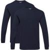 Gildan Hammer Adult Long Sleeve T-Shirt, 2-Pack, Style GH400(Dark Navy (2-pack))