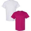 Gildan Hammer Adult T-Shirt, 2-Pack, Style GH000((1) Ash + (1) Berry)
