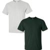 Gildan Hammer Adult T-Shirt, 2-Pack, Style GH000((1) Ash + (1) Forest)