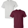 Gildan Hammer Adult T-Shirt, 2-Pack, Style GH000((1) Ash + (1) Maroon)