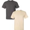 Gildan Hammer Adult T-Shirt, 2-Pack, Style GH000((1) Charcoal + (1) Natural)
