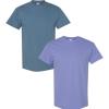 Gildan Hammer Adult T-Shirt, 2-Pack, Style GH000((1) Indigo Blue + (1) Violet)