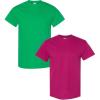 Gildan Hammer Adult T-Shirt, 2-Pack, Style GH000((1) Irish Green + (1) Berry)