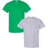 Gildan Hammer Adult T-Shirt, 2-Pack, Style GH000((1) Irish Green + (1) Sport Grey)