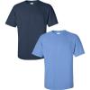Gildan Hammer Adult T-Shirt, 2-Pack, Style GH000((1) Navy + (1) Carolina Blue)