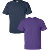 Gildan Hammer Adult T-Shirt, 2-Pack, Style GH000((1) Navy + (1) Purple)