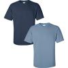 Gildan Hammer Adult T-Shirt, 2-Pack, Style GH000((1) Navy + (1) Stone Blue)