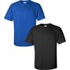 Gildan Hammer Adult T-Shirt, 2-Pack, Style GH000((1) Royal + (1) Black)