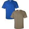 Gildan Hammer Adult T-Shirt, 2-Pack, Style GH000((1) Royal + (1) Prairie Dust)