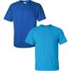 Gildan Hammer Adult T-Shirt, 2-Pack, Style GH000((1) Royal + (1) Sapphire)