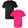 Gildan Hammer Adult T-Shirt, 2-Pack, Style GH000(Black-heliconia)