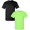 Gildan Hammer Adult T-Shirt, 2-Pack, Style GH000(Black-neon)