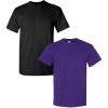 Gildan Hammer Adult T-Shirt, 2-Pack, Style GH000(Black-purple)