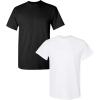 Gildan Hammer Adult T-Shirt, 2-Pack, Style GH000(Black-white)