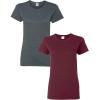 Gildan Hammer Adult T-Shirt, 2-Pack, Style GH000(Dark Heather/Maroon)