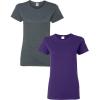 Gildan Hammer Adult T-Shirt, 2-Pack, Style GH000(Dark Heather/Purple)