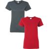 Gildan Hammer Adult T-Shirt, 2-Pack, Style GH000(Dark Heather/Red)