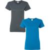 Gildan Hammer Adult T-Shirt, 2-Pack, Style GH000(Dark Heather/Sapphire)