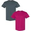 Gildan Hammer Adult T-Shirt, 2-Pack, Style GH000(Dark Heather-berry)