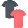 Gildan Hammer Adult T-Shirt, 2-Pack, Style GH000(Dark Heather-coral)