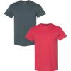 Gildan Hammer Adult T-Shirt, 2-Pack, Style GH000(Dark Heather-heather Red)