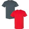 Gildan Hammer Adult T-Shirt, 2-Pack, Style GH000(Dark Heather-red)