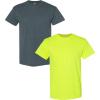 Gildan Hammer Adult T-Shirt, 2-Pack, Style GH000(Dark Heather-safety Green)