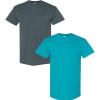 Gildan Hammer Adult T-Shirt, 2-Pack, Style GH000(Dark Heather-tropical)